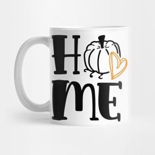 Home Pumpkin Fall Mug